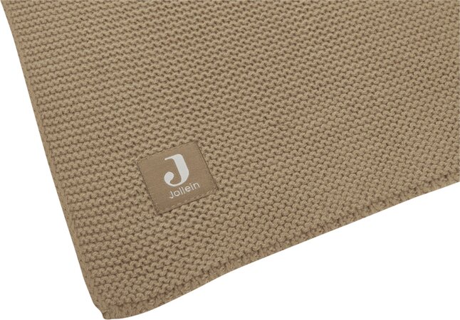 Jollein Deken voor bed Basic Knit Biscuit