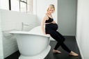 Carriwell Legging Black met ingeweven ondersteuning en naadloos buik