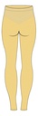 Carriwell Legging Black met ingeweven ondersteuning en naadloos buik