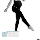 Carriwell Legging Black met ingeweven ondersteuning en naadloos buik