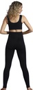 Carriwell Legging Black met ingeweven ondersteuning en naadloos buik
