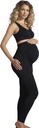 Carriwell Legging Black met ingeweven ondersteuning en naadloos buik