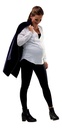 Carriwell Legging Black met ingeweven ondersteuning en naadloos buik