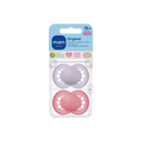 MAM Fopspeen + 16 maanden Original Matt Plain Silicone roze - 2 stuks