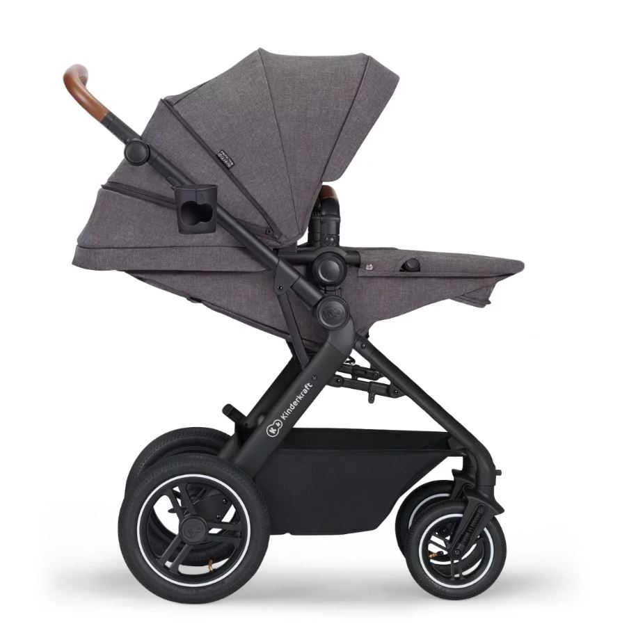 Kinderkraft Wandelwagen 3in1 BTOUR Mink Dark Grey