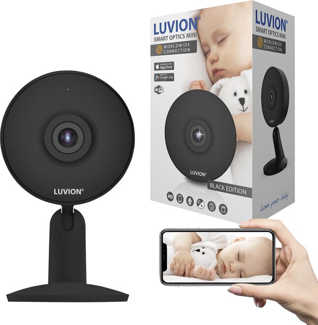 Luvion Beeldbabyfoon Smart Optics Mini Black Edition