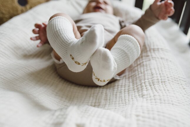 KipKep Blijf-Sokken Off White