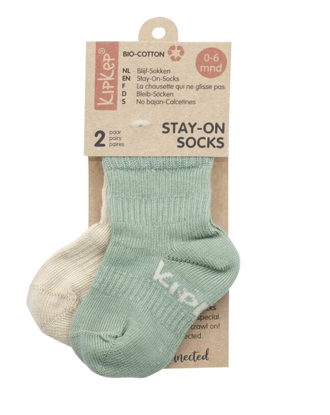 KipKep Blijf-Sokken Calm Green
