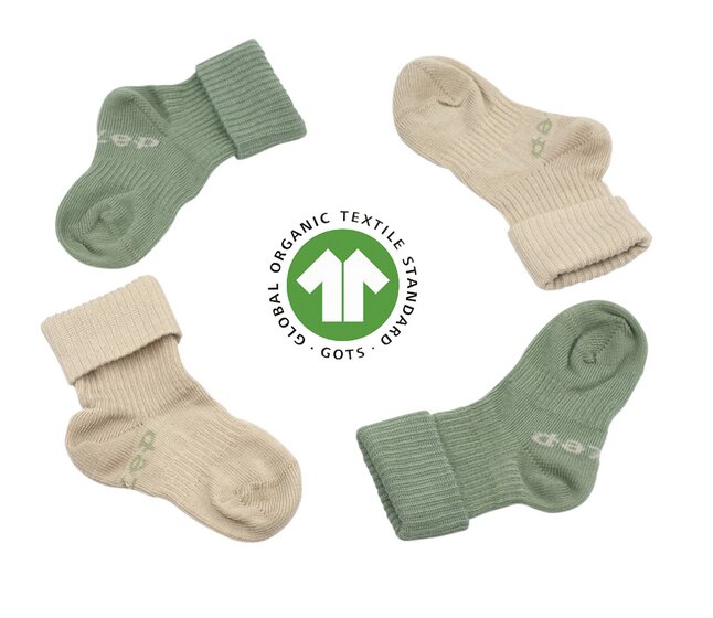 KipKep Blijf-Sokken Calm Green