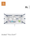 Stokke® Badje Flexi Bath® XL Transparent Blue