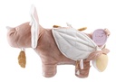 Noukie's Activiteitenknuffel Popsie, Gigi & Louli - Triceratops Popsie 15 cm