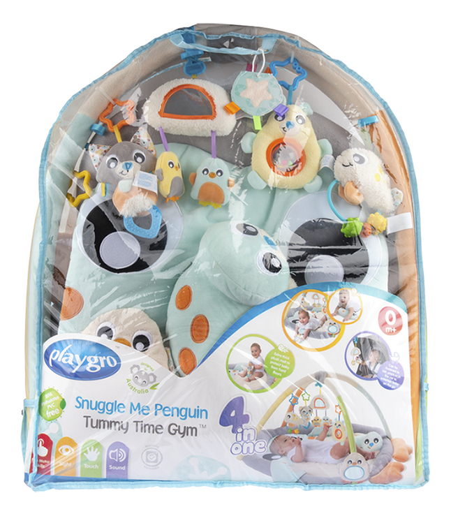 Playgro Speeltapijt Snuggle Me Penguin Tummy Time Gym