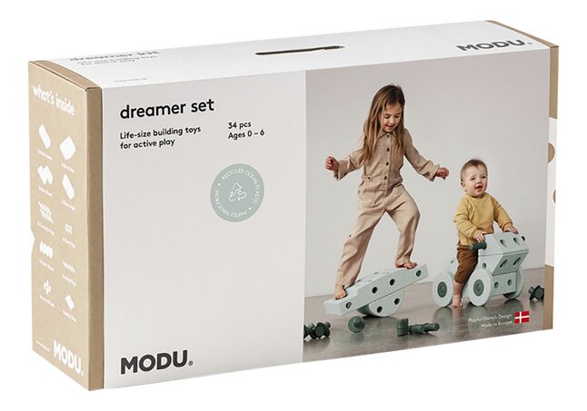 Modu Bouwpakket Dreamer Kit Ocean mint/Forest Green