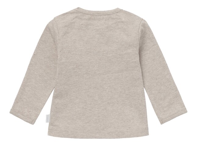 Noppies T-shirt met lange mouwen Hester taupe