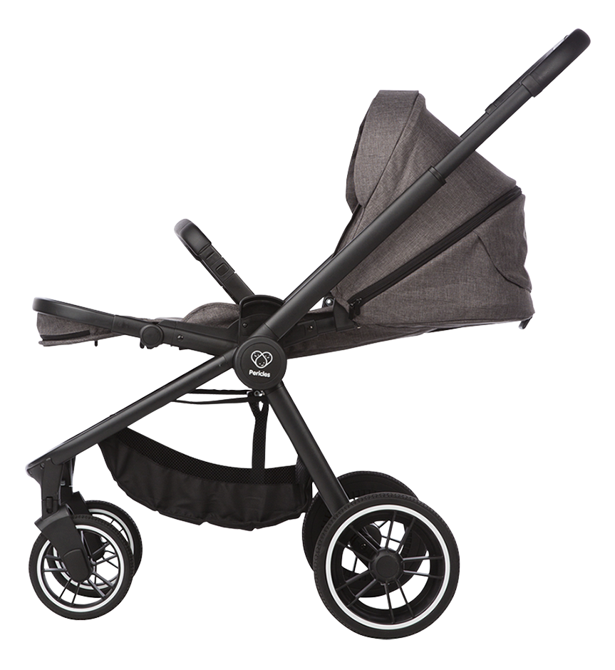 Pericles 2-in-1 Kinderwagen + adapters Crios 3.0 Lava Grey