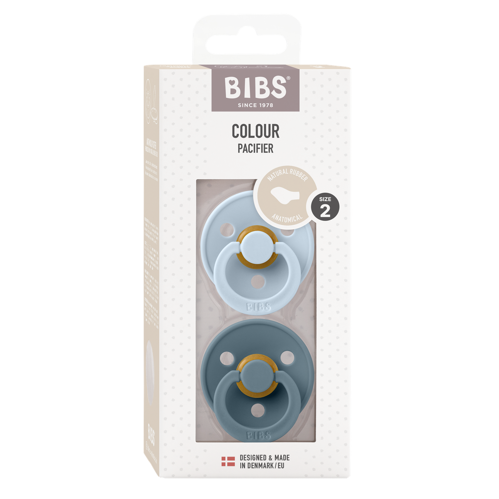 Bibs Fopspeen stage 2 per 2 Petrol/Blue