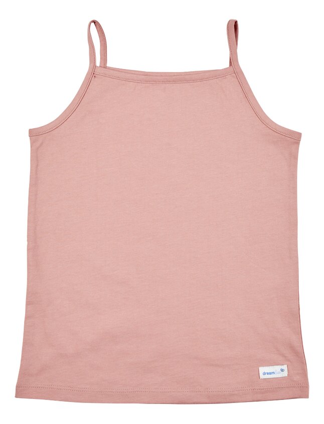 Dreambee Essentials Onderhemdjes roze/wit - 2 stuks