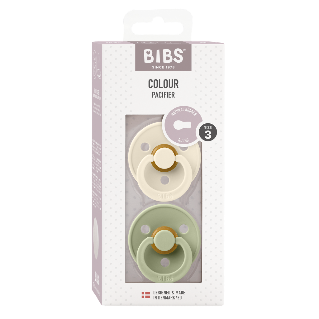 Bibs Fopspeen stage 3 per 2 Sage/Ivory