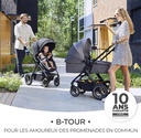 Kinderkraft Poussette 4 en 1 B-Tour Mink Pro  Black