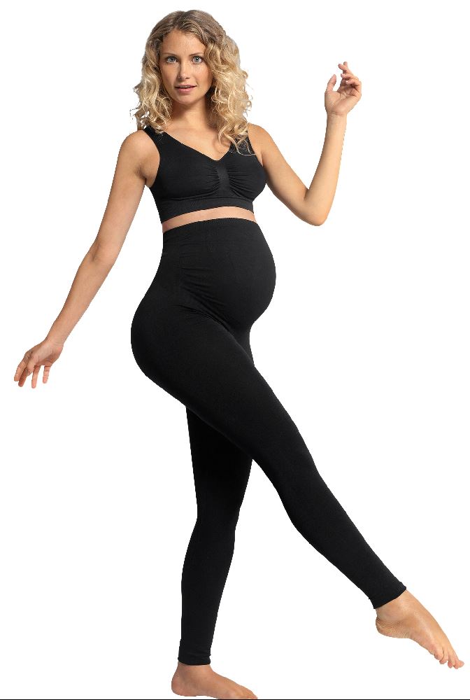 Carriwell Legging de grossesse avec soutien du ventre Black