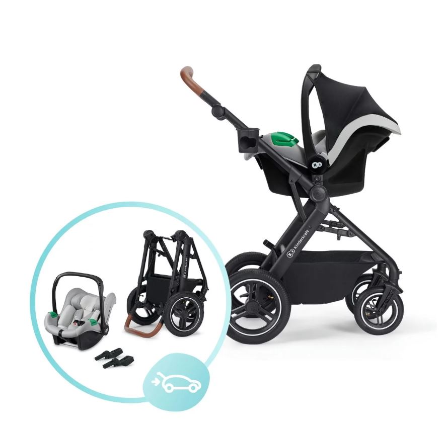 Kinderkraft Poussette 4 en 1 B-Tour Mink Pro Dark Grey