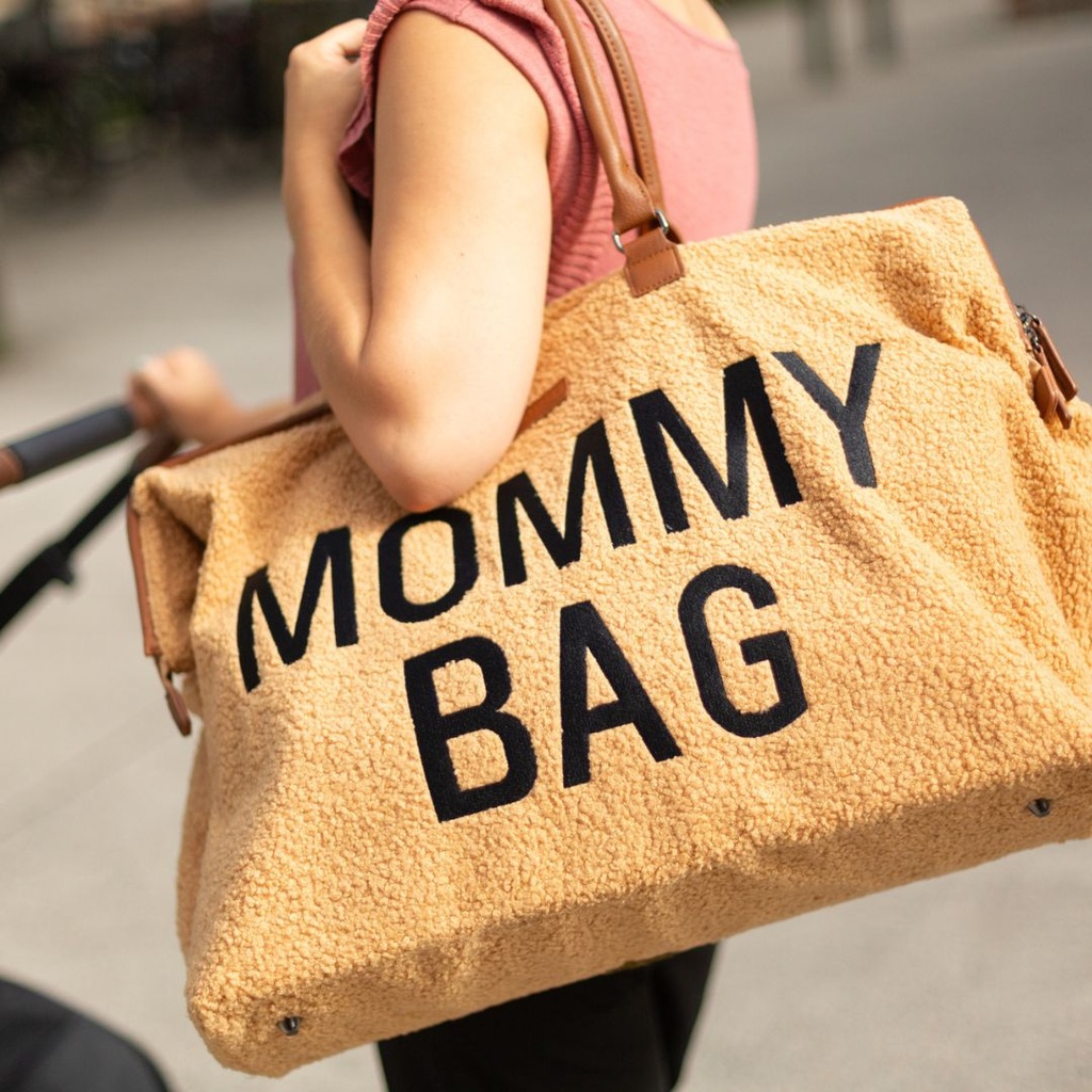 Childhome Sac à langer Mommy Bag teddy brun