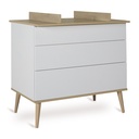 Quax Verlengstuk commode, Flow, White & Oak