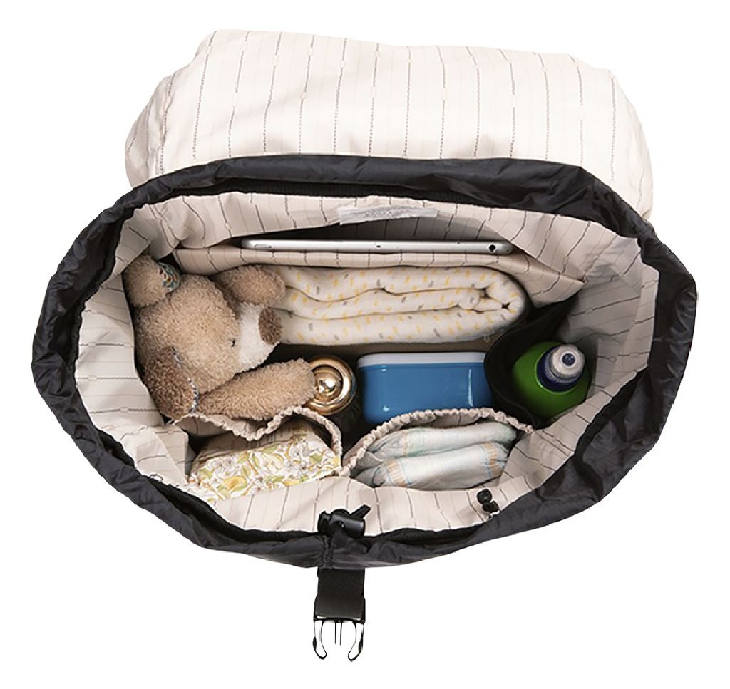 Storksak Sac à dos à langer Eco Black/Black