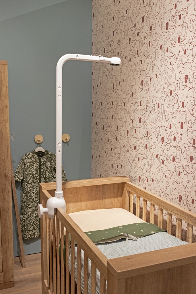 Luvion Crib Mount pour babyphone Essential Connect Crib blanc