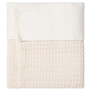 deken wieg cotton fleece wafel Amsterdam 100x75 natural