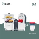 Babymoov Cuiseur vapeur/mixeur/chauffe-biberon/stérilisateur Nutribaby + White