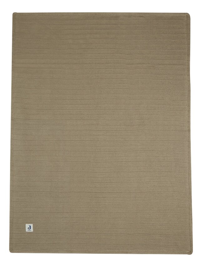 Jollein Deken voor bed Pure Knit Velvet Biscuit