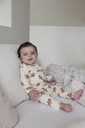 pyjama 2-delig Casey Cookie kerst, Offwhite melange, Uniseks
