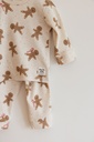 pyjama 2-delig Casey Cookie kerst, Offwhite melange, Uniseks
