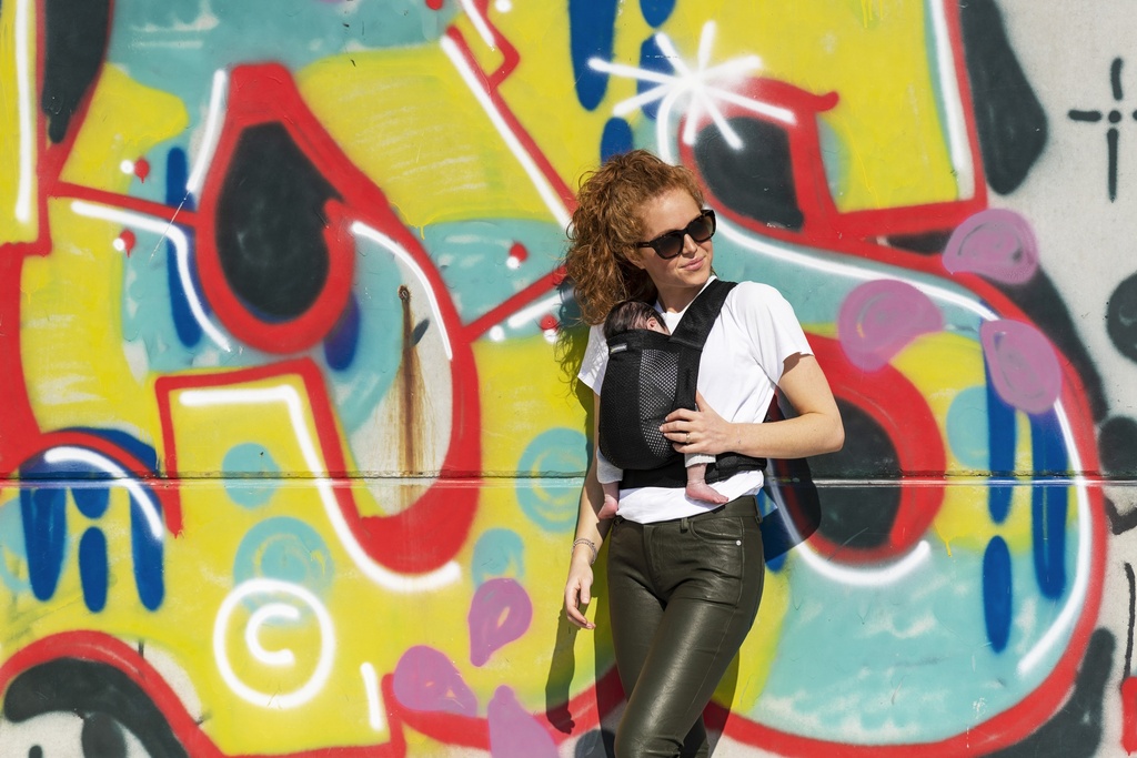Minimonkey Combidrager Baby Carrier zwart
