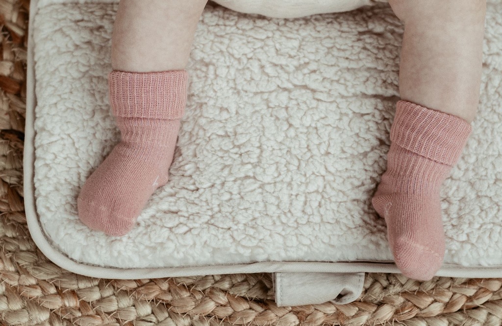KipKep Paire de chaussettes Newborn rose 0-3 mois