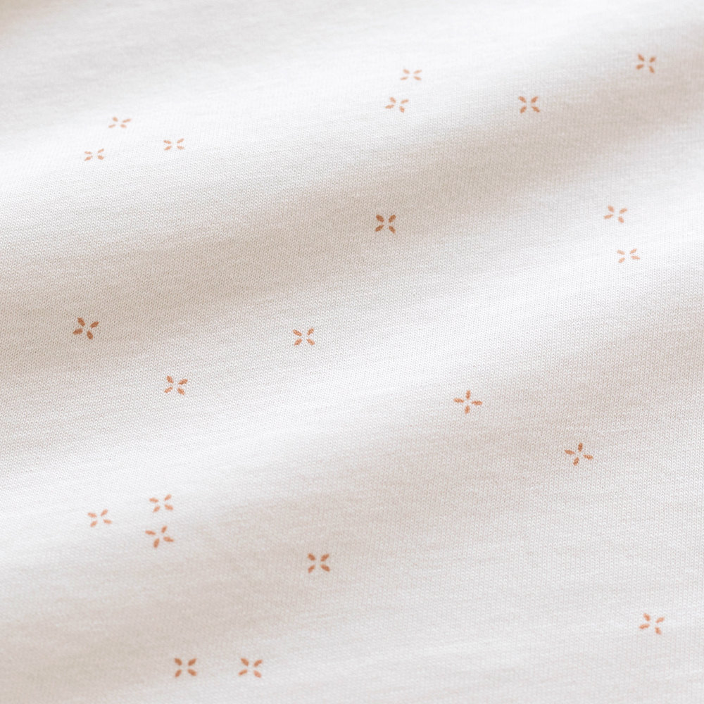 Bemini Sac de couchage d'été Magic Bag Jersey Small Dot 70 cm écru