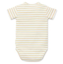 Little Dutch Body met korte mouwen Little Farm wit