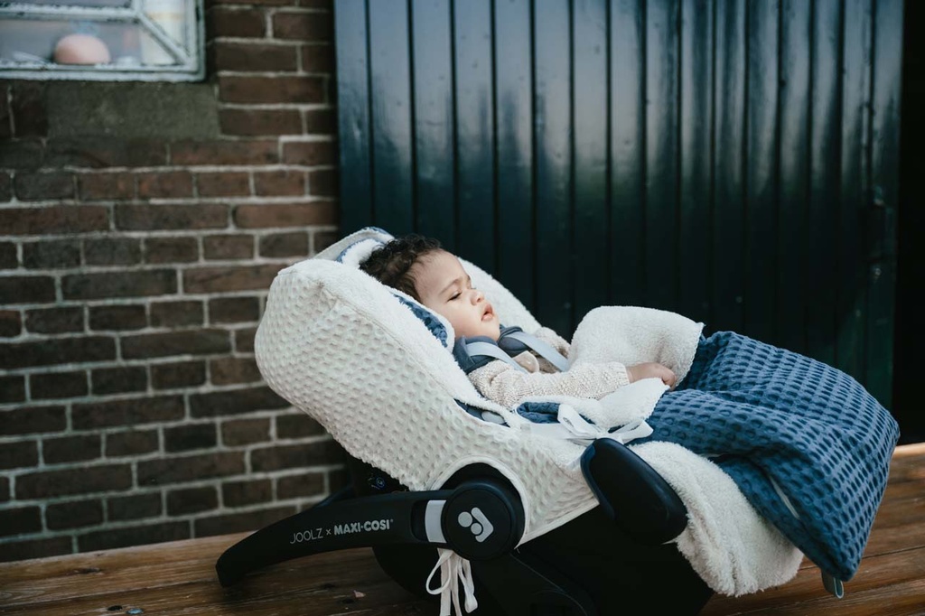 Koeka Chancelière pour siège-auto portable Oslo Teddy bleu