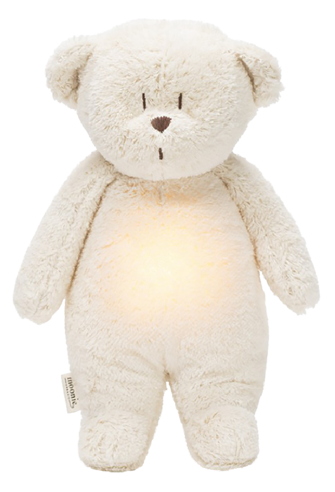 Moonie Peluche lumineuse avec sons The Humming Bear Polar 28 cm