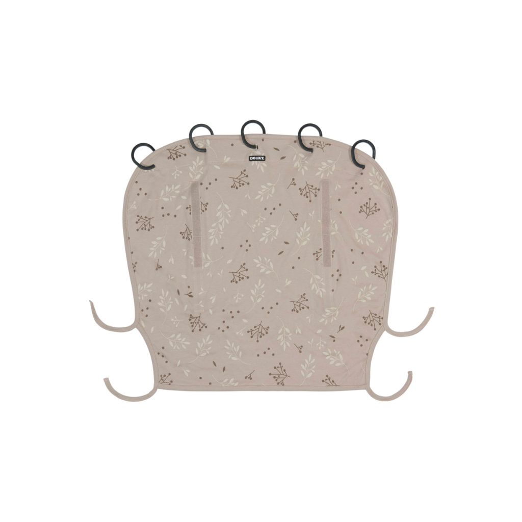 Dooky Beschermdoek Romantic Leaves beige