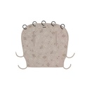 Dooky Beschermdoek Romantic Leaves beige