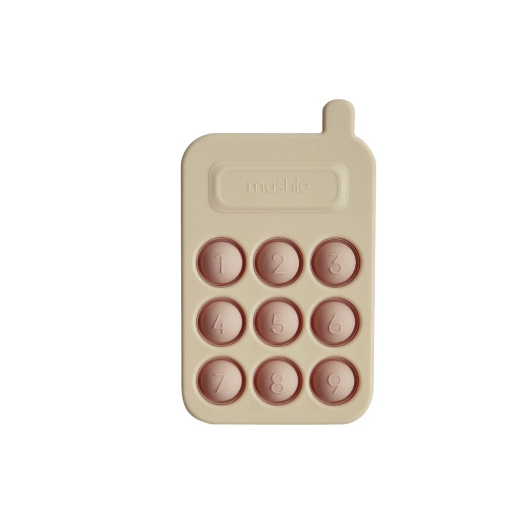 Mushie Jouet de dentition Téléphone Blush
