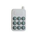 Mushie Jouet de dentition Téléphone Cambridge Blue