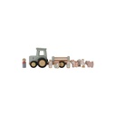 Little Dutch Activiteitenspeeltje Tractor met trailer Little Farm