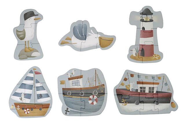 Little Dutch Puzzle 6 en 1 Sailors Bay