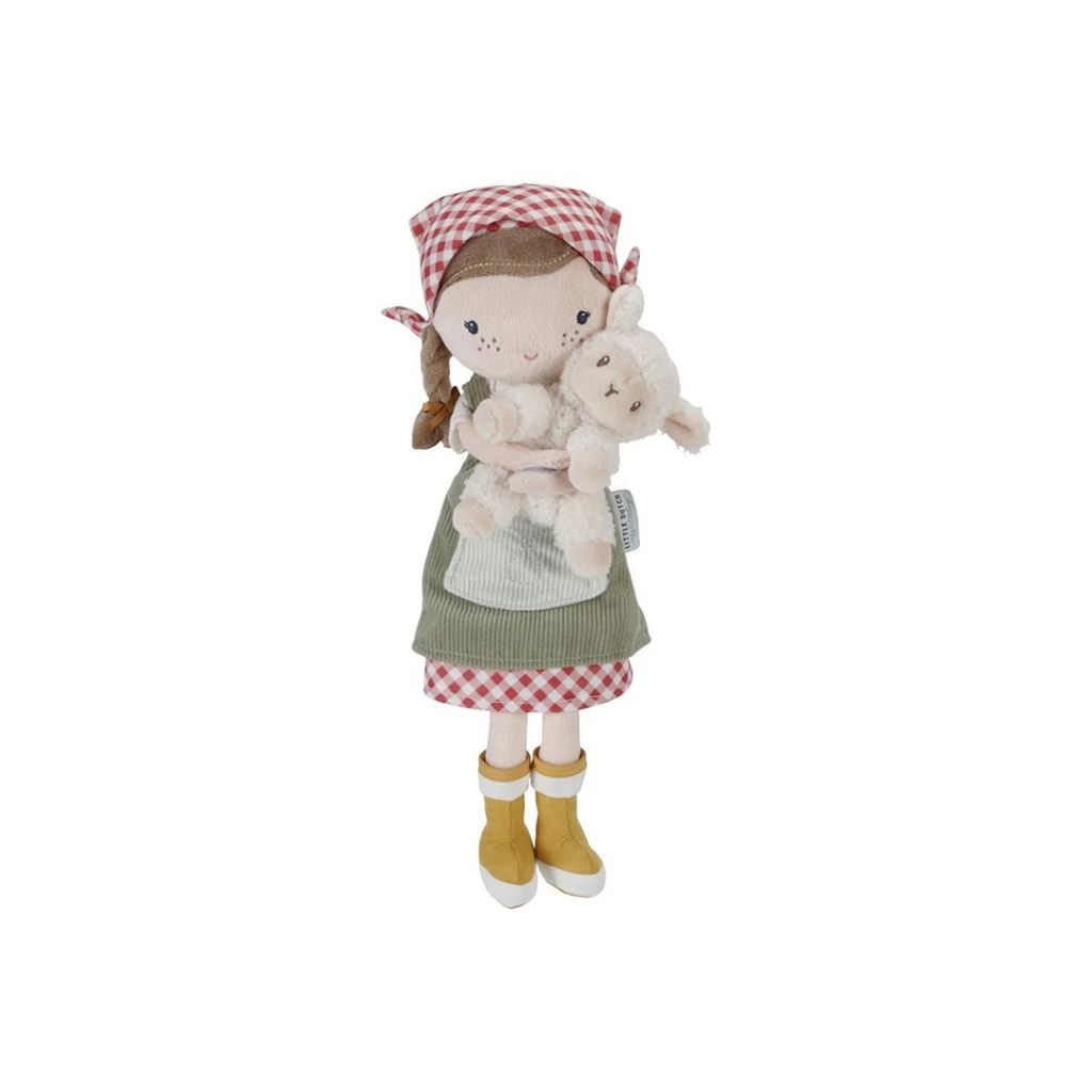 Little Dutch Poupée en peluche Little Farm Rosa 35 cm