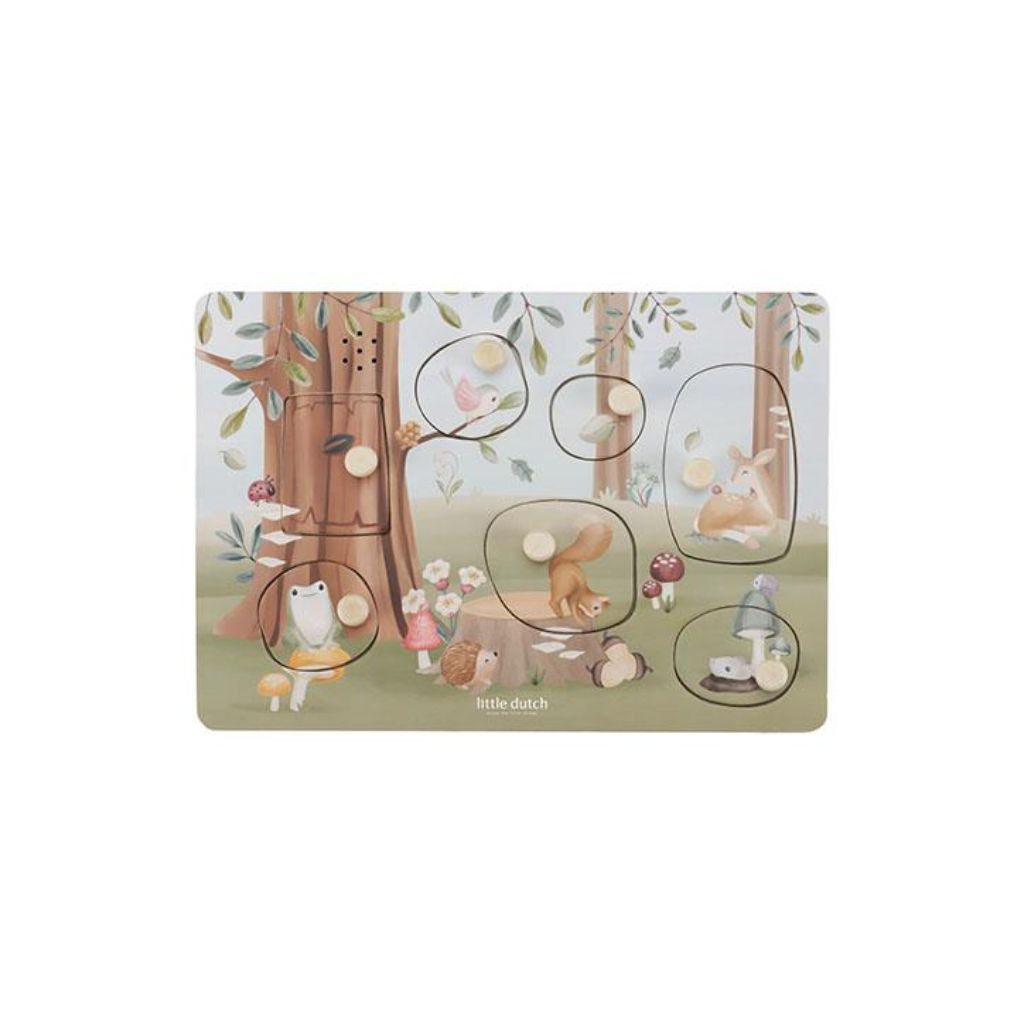Little Dutch Puzzle sonore Forest Friends