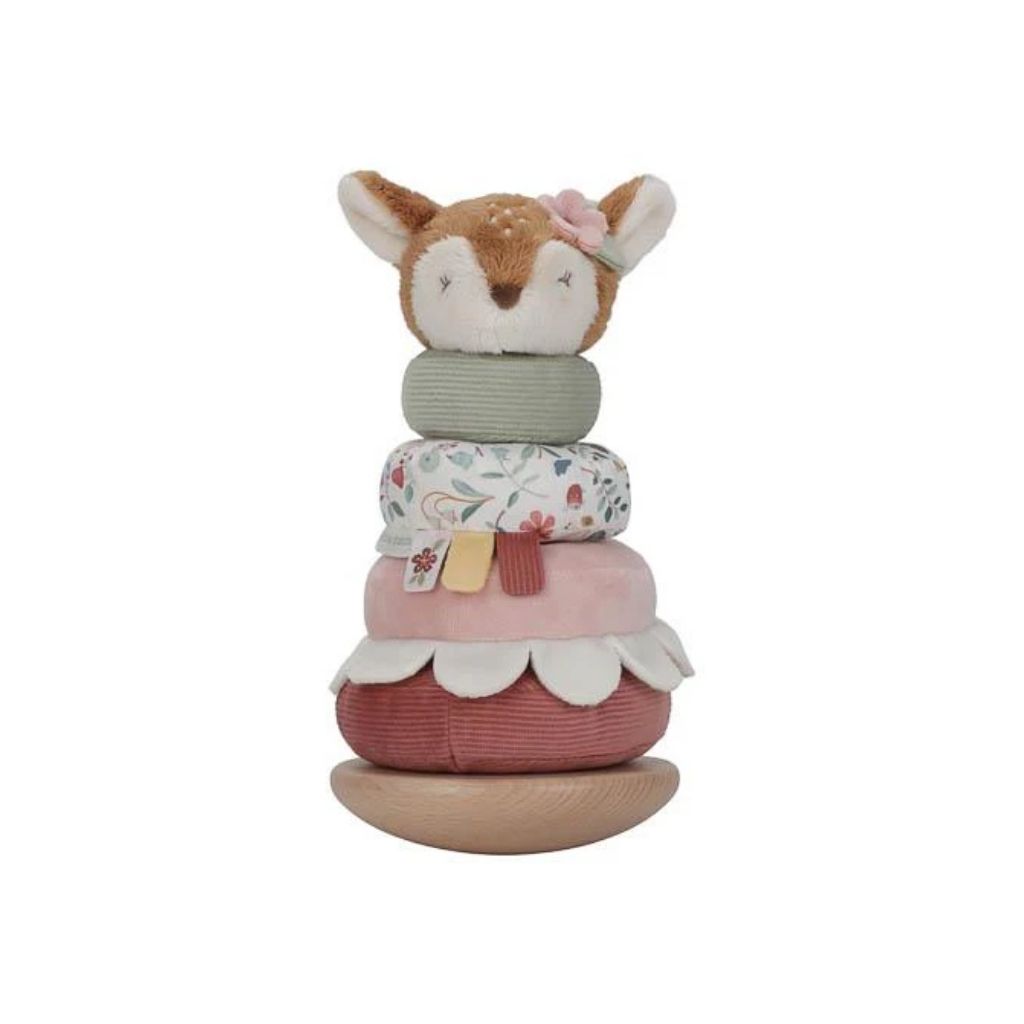 Little Dutch Tour d'empilage en bois Fairy Garden Biche