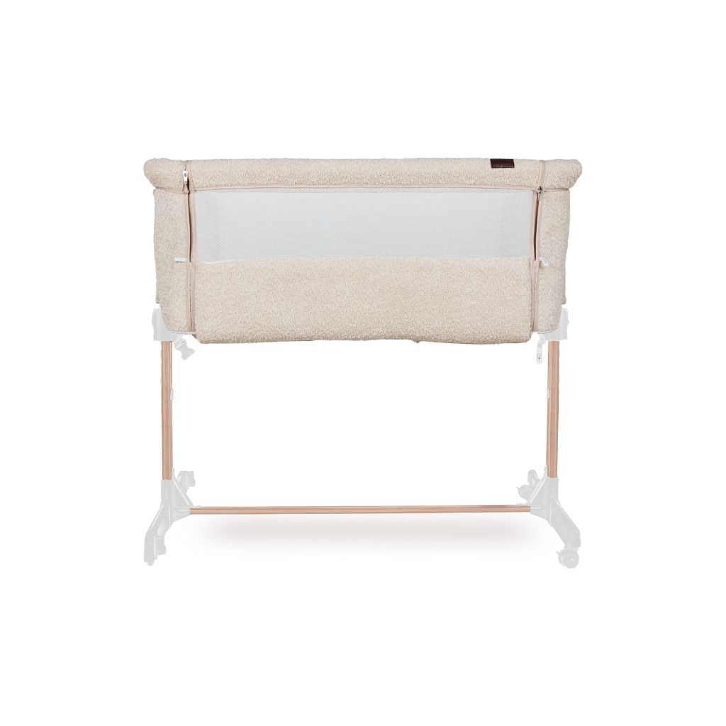 Quax Co-sleeper Side-by-Side Sheep hout  incl matras 50x84cm afnb bekleding